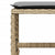 Garden Stools with Cushions 4 pcs Mix Beige 41x41x36 cm Poly Rattan