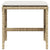 Garden Stools with Cushions 4 pcs Beige 41x41x36 cm Poly Rattan