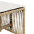 Garden Stools with Cushions 4 pcs Beige 41x41x36 cm Poly Rattan