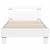 Bed Frame without Mattress with Headboard White 90x190 cm
