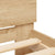 Bed Frame without Mattress with Headboard Sonoma Oak 90x190 cm