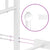 Metal Bed Frame without Mattress with Headboard White 107x203 cm King Single