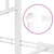Metal Bed Frame without Mattress with Headboard White 135x190 cm