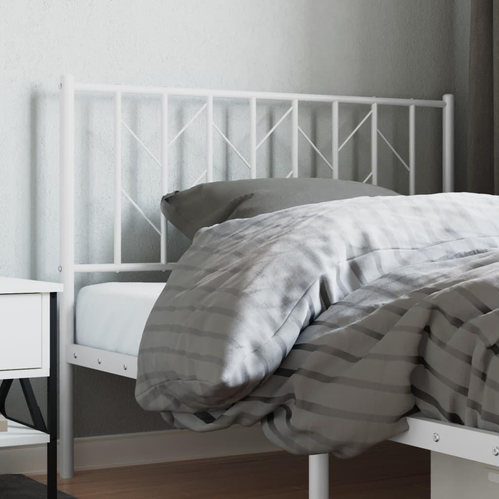 Metal Replace Headboard White 107 cm