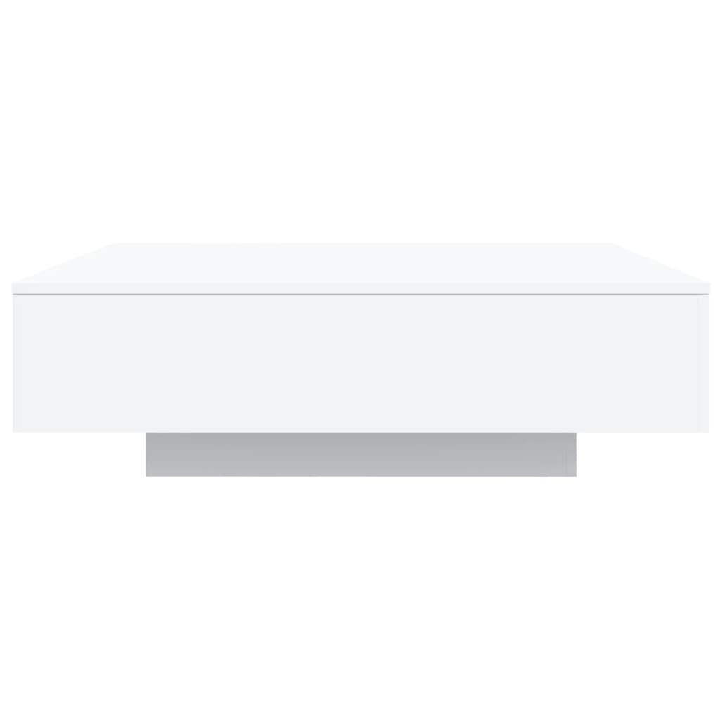 Coffee Table White 100x100x31 cm Engineered Wood