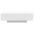 Coffee Table with LED Lights White 100x100x31 cm