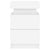 Bedside Cabinets with LED Lights 2 pcs White 35x39x55 cm
