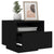 Bedside Cabinets with LED Lights 2 pcs Black 40x39x37 cm