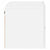 Wall-mounted Bedside Cabinets with LED Lights 2 pcs White