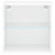 Bedside Cabinets with LED Lights Wall-mounted 2 pcs White