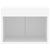 Bedside Cabinets with LED Lights Wall-mounted 2 pcs White