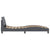 Bed Frame "Dover" Dark Grey 90x190 cm Velvet