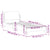 Bed Frame "Dover" Dark Grey 90x190 cm Velvet