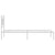 Metal Bed Frame without Mattress with Headboard White 90x190 cm
