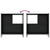 Bookcase Black 72x28x77.5 cm Engineered Wood