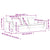 2-Seater Sofa Bed with Two Pillows Light Grey Fabric