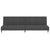 2-Seater Sofa Bed Dark Grey Velvet
