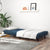 2-Seater Sofa Bed Blue Velvet