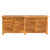 Garden Storage Box with Louver 150x50x56 cm Solid Wood Acacia