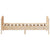 Bed Frame without Mattress 90x190 cm Solid Wood Pine