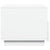 Coffee Table with LED Lights White 50x49x40 cm