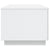 Coffee Table with LED Lights White 90x50x40 cm
