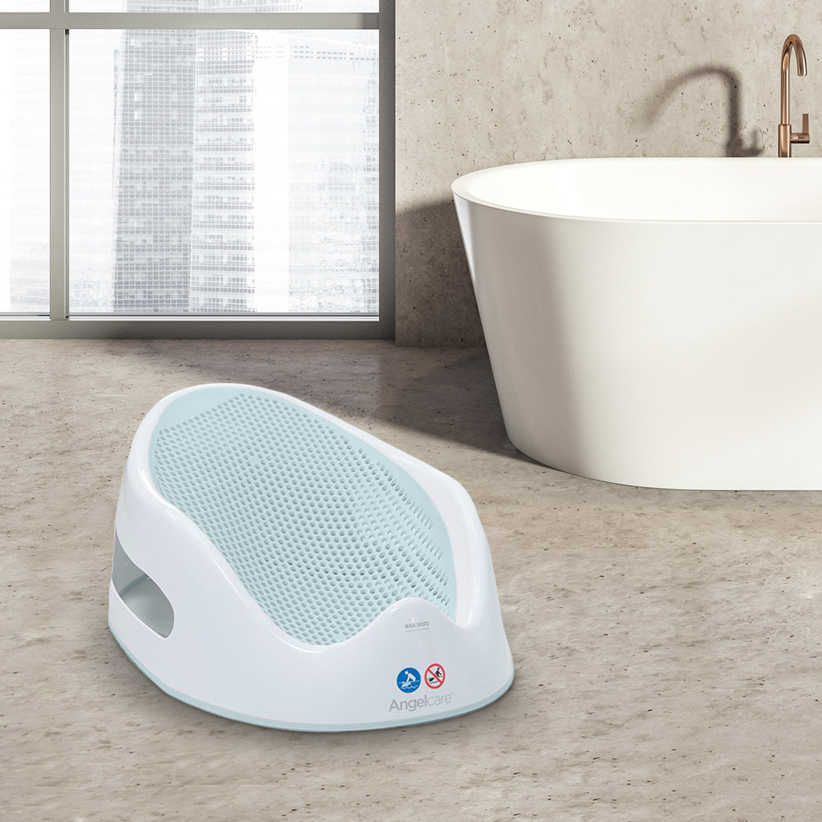 Angelcare AC580 Baby Bath Support -Light Aqua