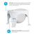 Angelcare AC588 Baby Bath Soft Touch Ring Seat - Grey