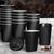 500 Pcs 8oz Disposable Takeaway Coffee Paper Cups Triple Wall Take Away w Lids