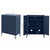 ArtissIn Buffet Sideboard Locker Metal Storage Cabinet - SWEETHEART Blue