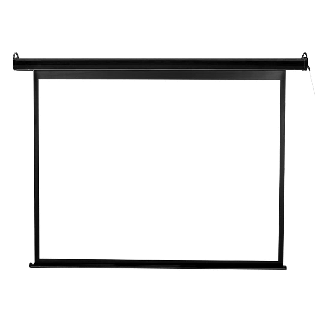 100&quot; Inch Projector Screen Electric Motorised Projection Retractable 3D Cinema