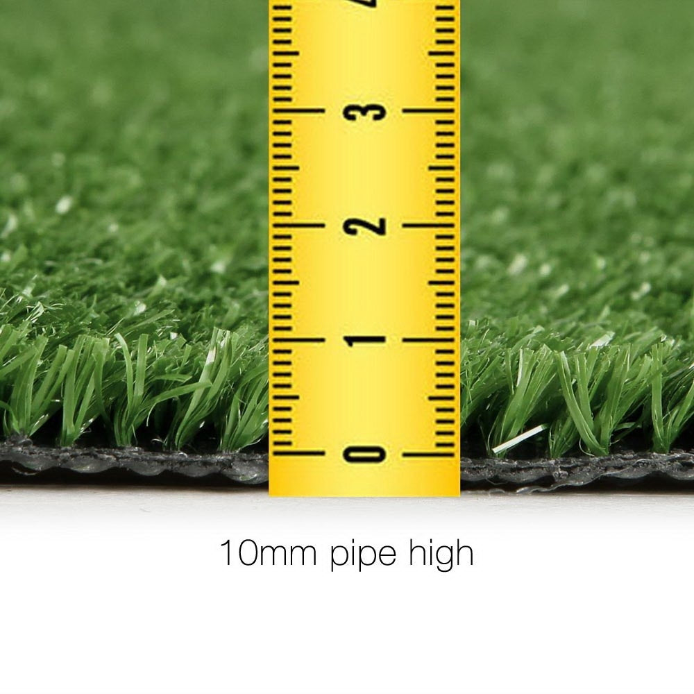 Primeturf Artificial Grass 10mm 2mx5m 10sqm Synthetic Fake Turf Plants Plastic Lawn Olive