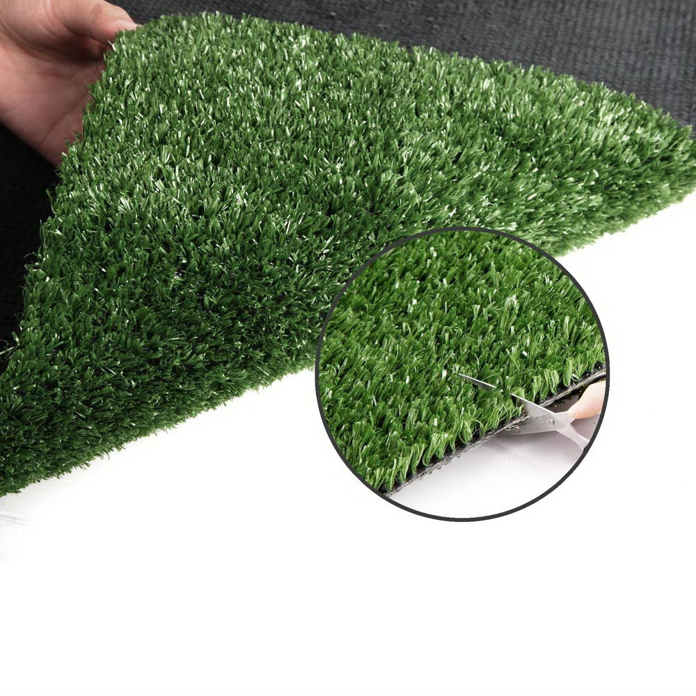 Primeturf Artificial Grass 10mm 2mx10m 20sqm Synthetic Fake Turf Plants Plastic Lawn Olive