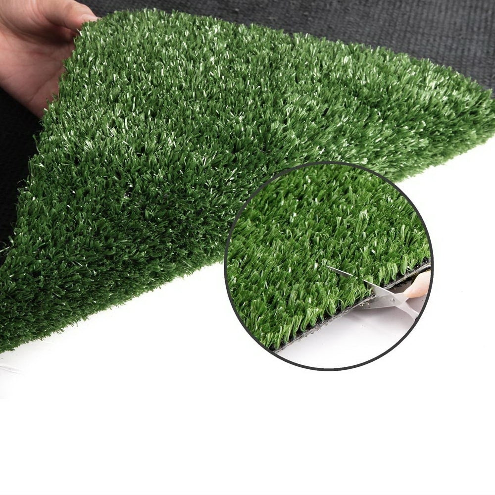 Primeturf Artificial Grass 17mm 2mx5m 10sqm Synthetic Fake Turf Plants Plastic Lawn Olive