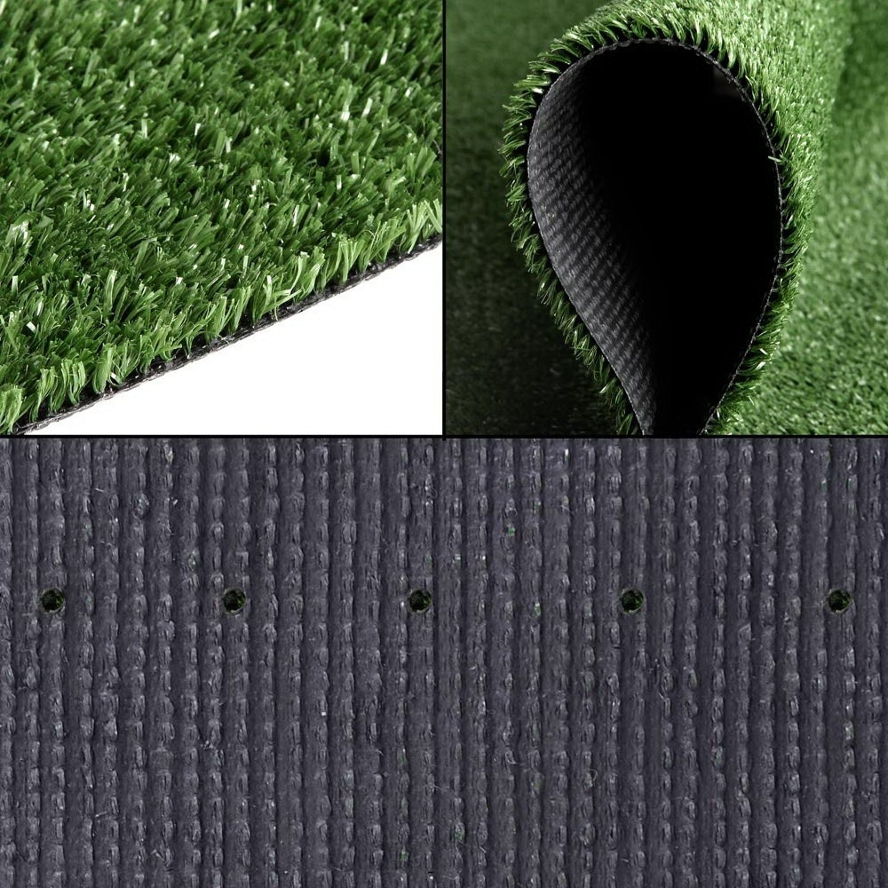 Primeturf Artificial Grass 17mm 2mx5m 10sqm Synthetic Fake Turf Plants Plastic Lawn Olive