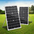 20W Solar Panel Kit Mono Caravan Boat Camping Charging Source 18V Controller