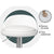 Artiss Bar Stools Kitchen Stool Chairs Dining Gas Lift Swivel Leather White x2