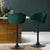 Artiss Set of 2 Bar Stools Kitchen Stool Swivel Chair Gas Lift Velvet Chairs Green Nessah