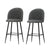 Artiss Bar Stools Kitchen Dining Chair Stool Chairs Sherpa Boucle Charcoal