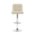 Artiss Set of 2 PU Leather Gas Lift Bar Stools - Beige