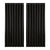 Artiss 2X Blockout Curtains Blackout Window Curtain Eyelet 300x230cm Black