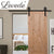 2.44M Antique Classic Style Single Sliding Barn Door Hardware Track Roller Kit