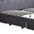 Levede Bed Frame Base With Storage Drawer Mattress Wooden Fabric Queen Dark Grey