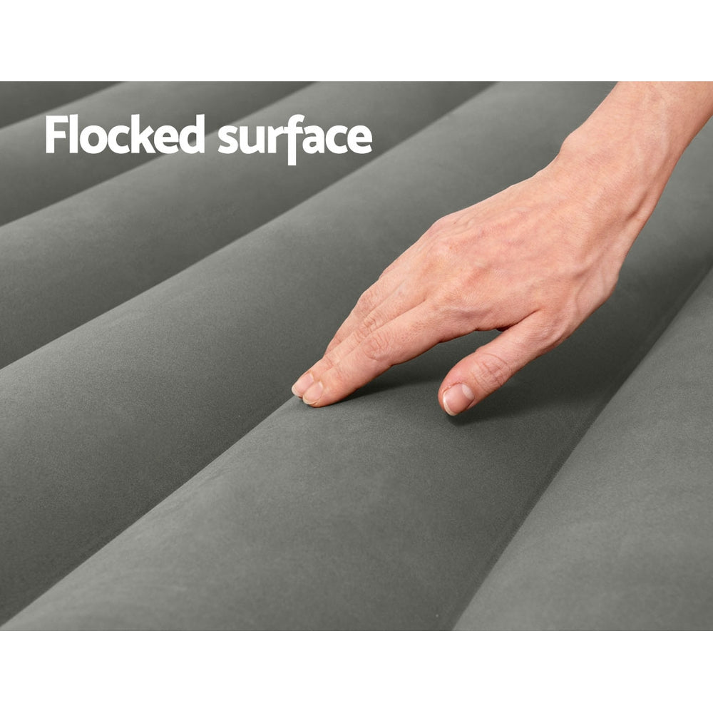 Bestway Air Mattress Double Bed Flocked Inflatable Camping Beds 30CM