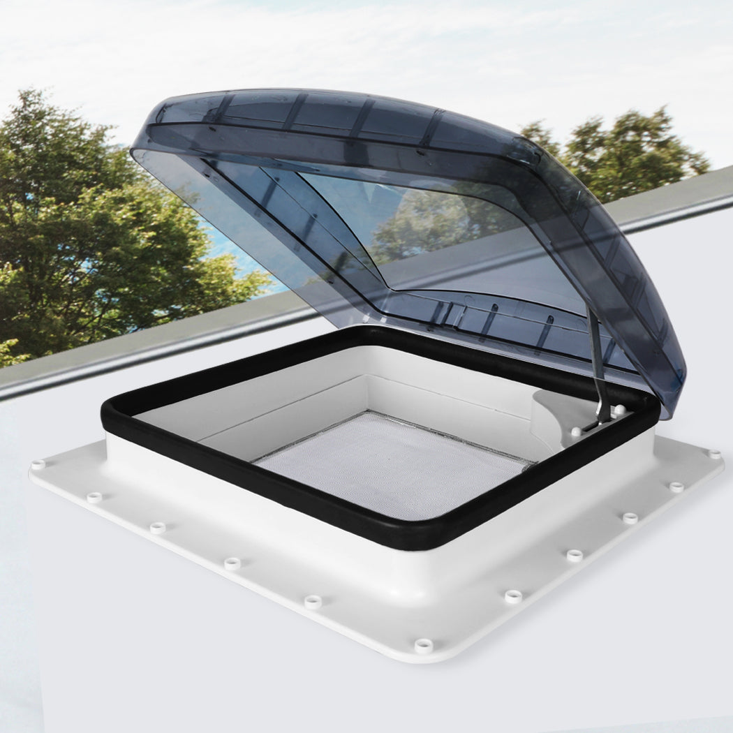 Caravan Roof Skylight Vent Hatch Pop Up Anti-UV Camper RV Motorhome Flyscreen