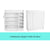 21 Pairs Shoe Cabinet Rack Storage Organiser - 80 x 30 x 90cm - White