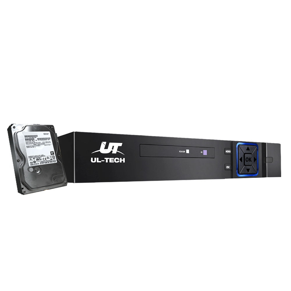 UL-tech DVR Recorder CCTV Security Camera System 8CH 1080P 5in1 Surveillance 4TB