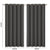 2x Blockout Curtains Panels 3 Layers Eyelet Room Darkening 180x230cm Charcoal