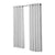 2x Blockout Curtains Panels 3 Layers Eyelet Room Darkening 180x230cm Grey