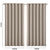 2x Blockout Curtains Panels 3 Layers Eyelet Room Darkening 240x230cm Beige